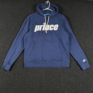 Prince Pickleball Hoodie Navy Blue Pullover Long Sleeve Athletic‎ Men's Size S
